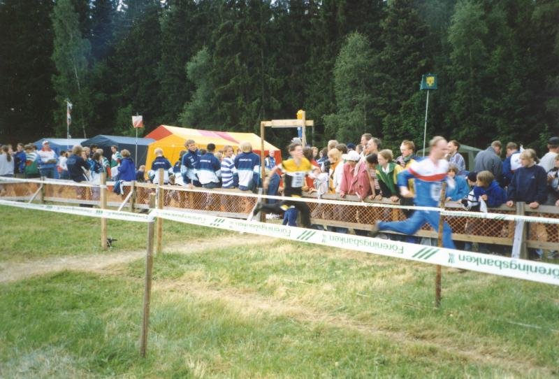 Martin Hammarlund mot mål på sträcka 20.