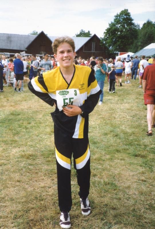 Johan Davidsson efter sträcka 3.