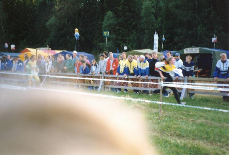 Sofie Svensson mot mål på sträcka 7.