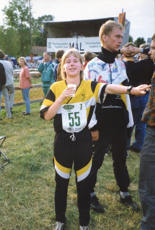 Sofie Svensson efter sträcka 7.