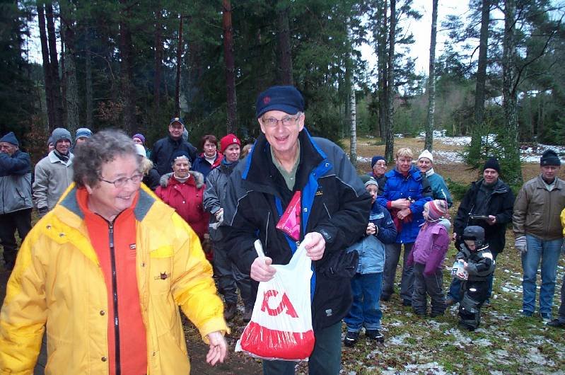 Vinnare av julskinkan: Jan-Eric Johansson.