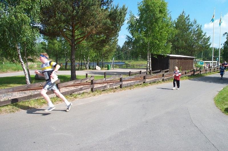 Erik har startat.