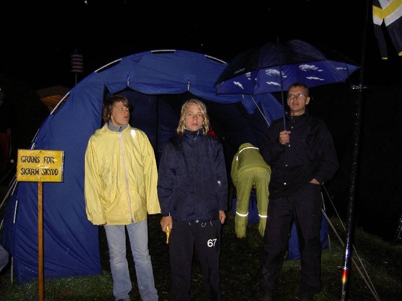 Tjoget, Gustav, Oskar och Pelle kollade nattsträckorna.