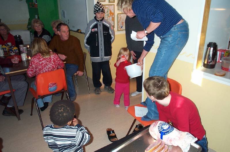 Unga pristagare.