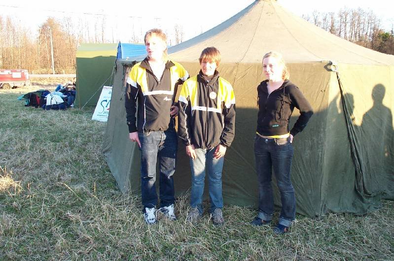 Ungdomarnas förstalag, Erik, Gustav och Ulrika. Åsa Axén saknas.