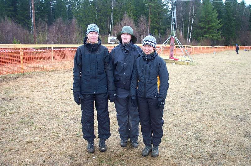 Damlaget, Anna, Lisa och Lotta. Saknas gör Carina och Maria.