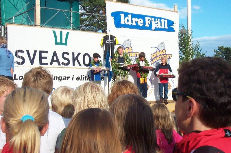 Johan Kjellander vann U3 på första etappen.