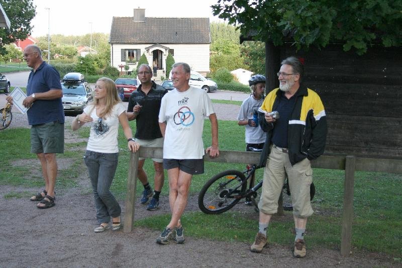 En hel del supportrar tittade på.