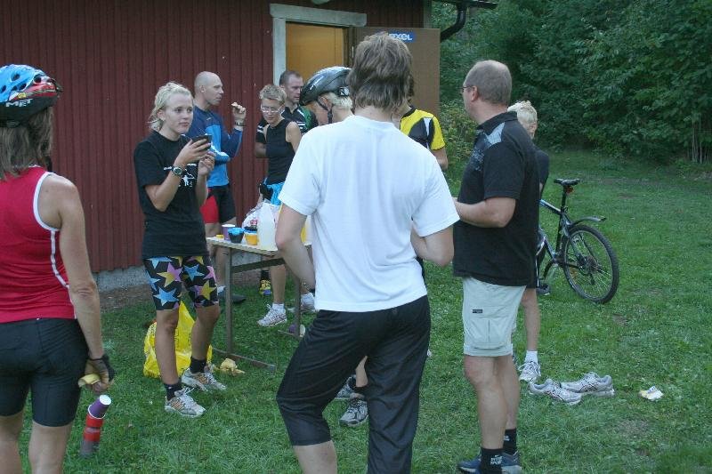 Det gick åt en hel del dricka och banan efteråt.