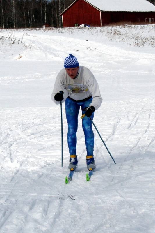 Folke Claesson in för varvning.