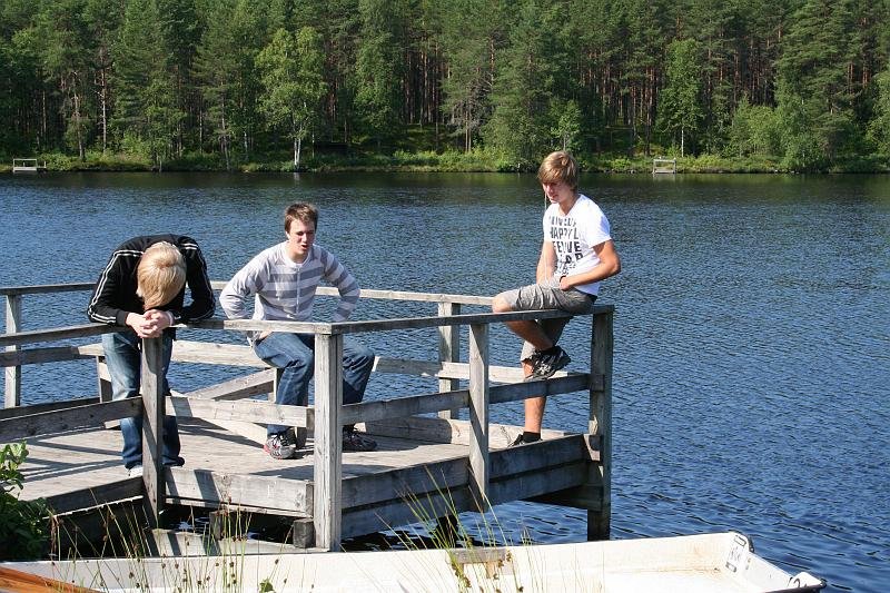 Fikastopp på nerresan.