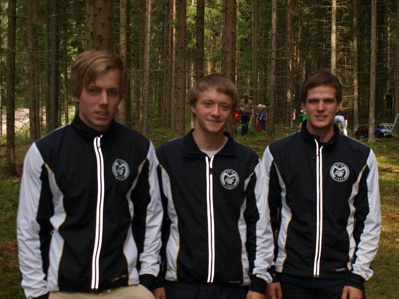 Oskar, Victor och Gustav vann H20-klassen.