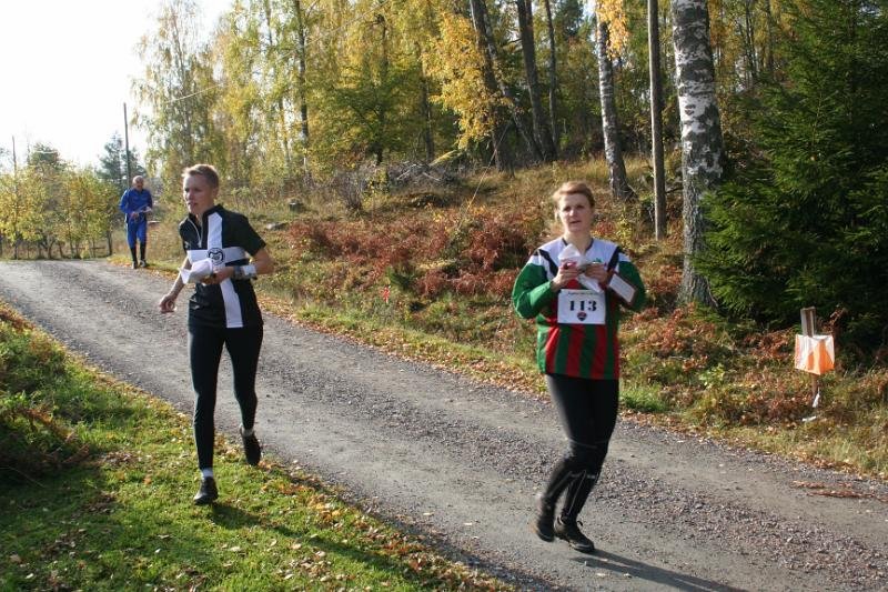 Anna passerar startpunkten.
