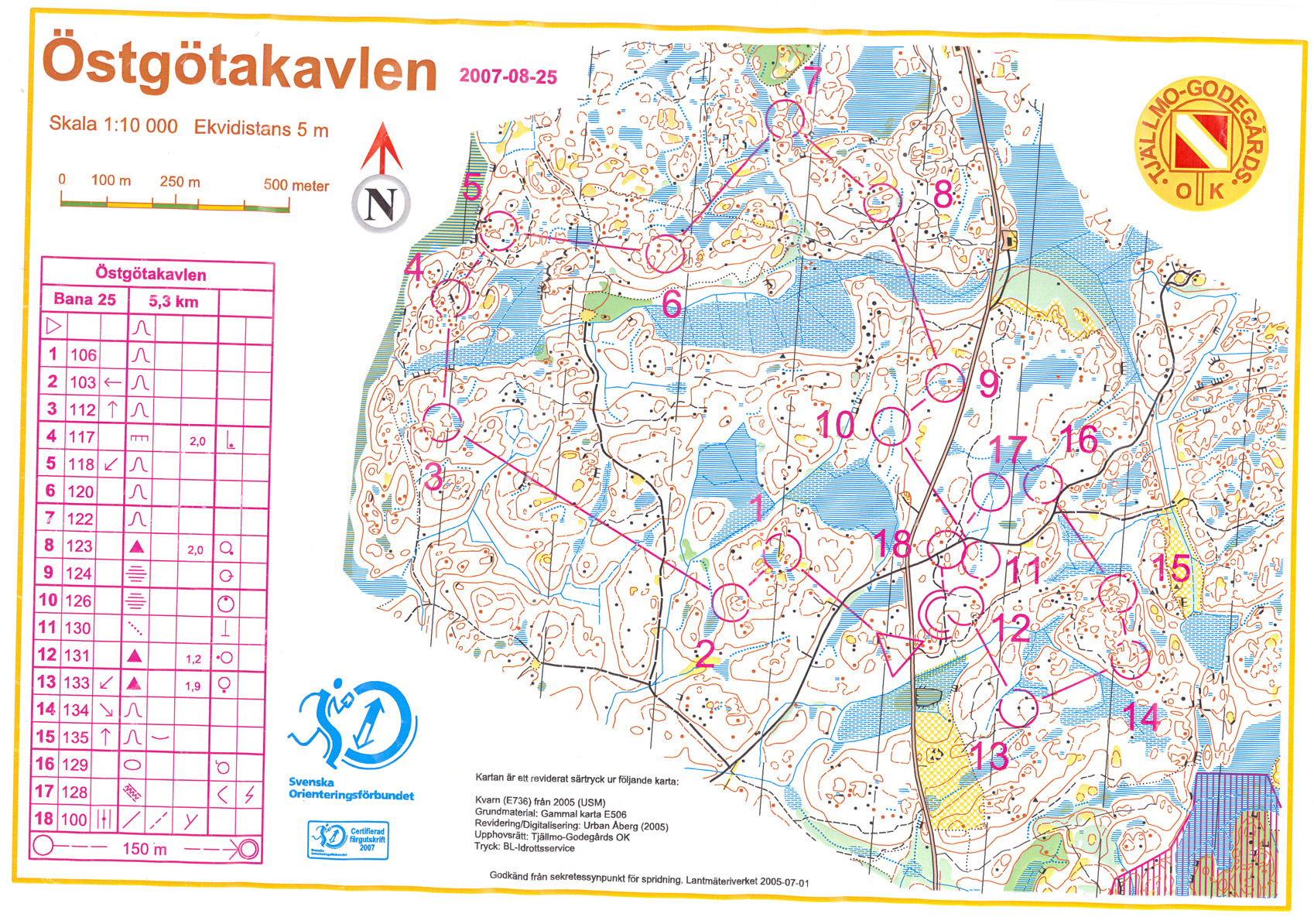 Östgötakavlen (25-08-2007)