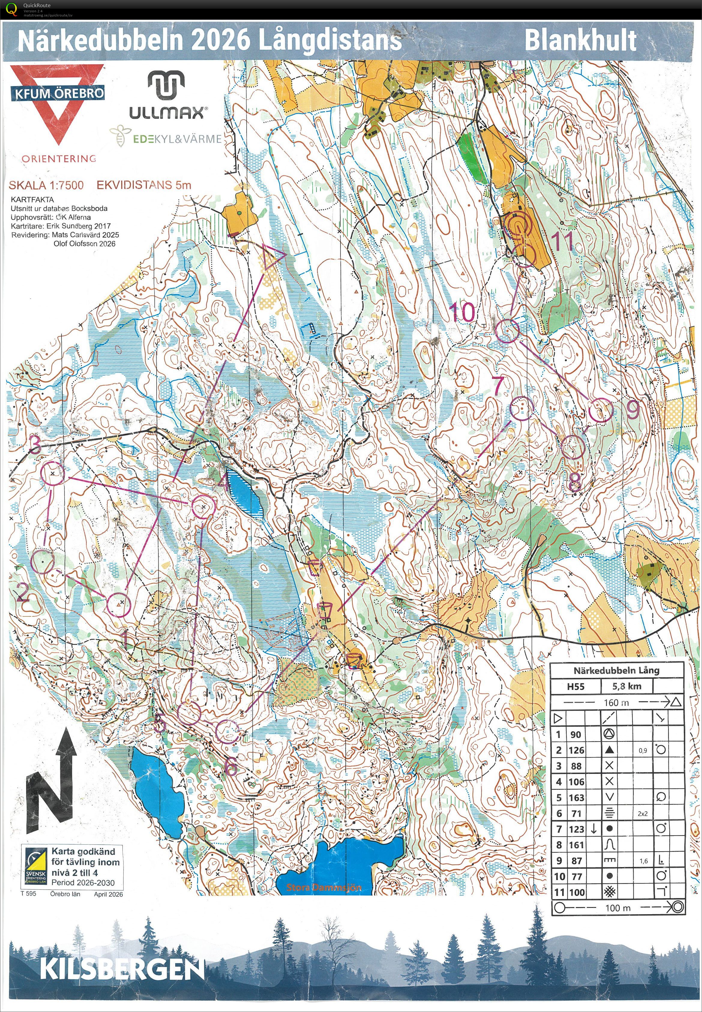 Närkedubbeln, dag 1, lång (2026-05-09)
