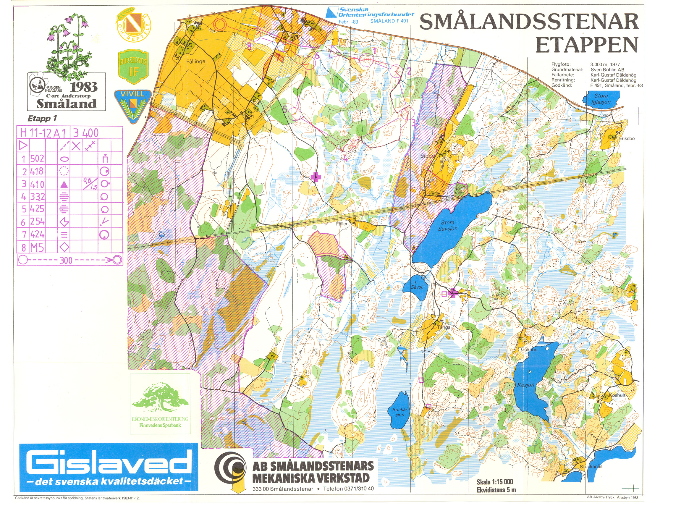 5-dagars Småland Anderstorp E 1 (18-07-1983)