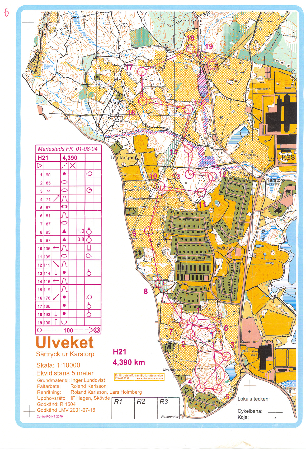 MFK:s Kortdstans (2001-08-04)